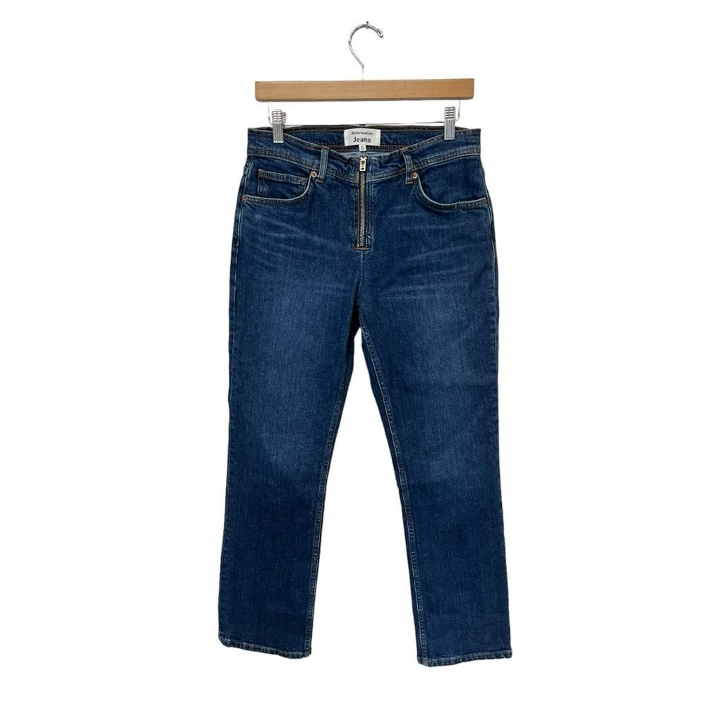 NWOT Reformation | Women’s‎ Julianna Zip Mid Rise Straight Leg Jeans Size 28